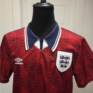 1994 England vintage authentic jersey Umbro